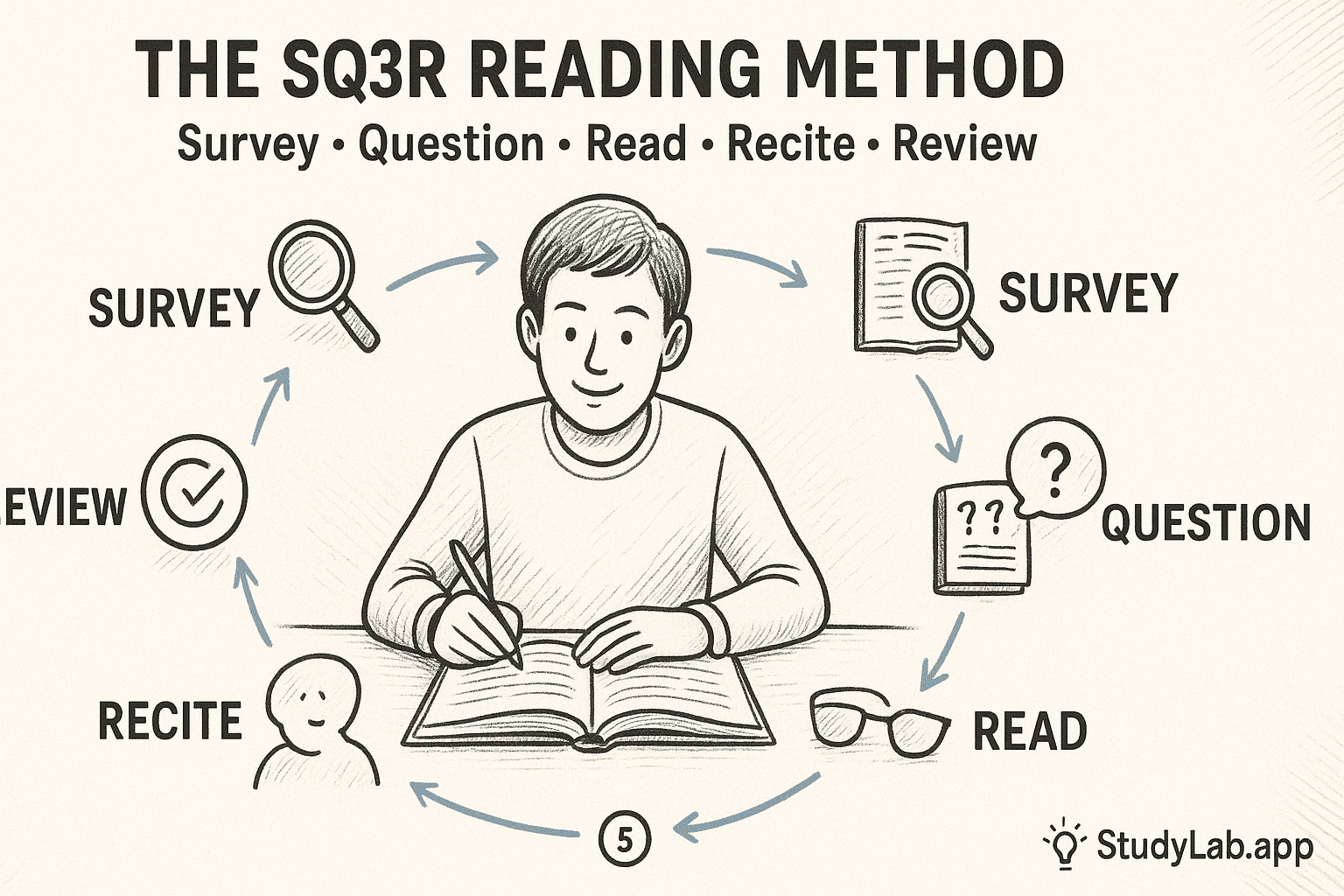 The SQ3R Reading Method: How to Actually Retain What You Read in Textbooks