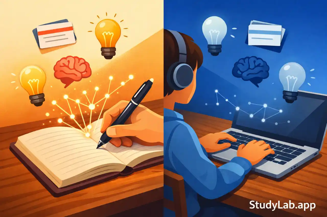 Handwriting vs. Typing Notes: What the Science Actually Says (And Why It Matters for Your Grades)