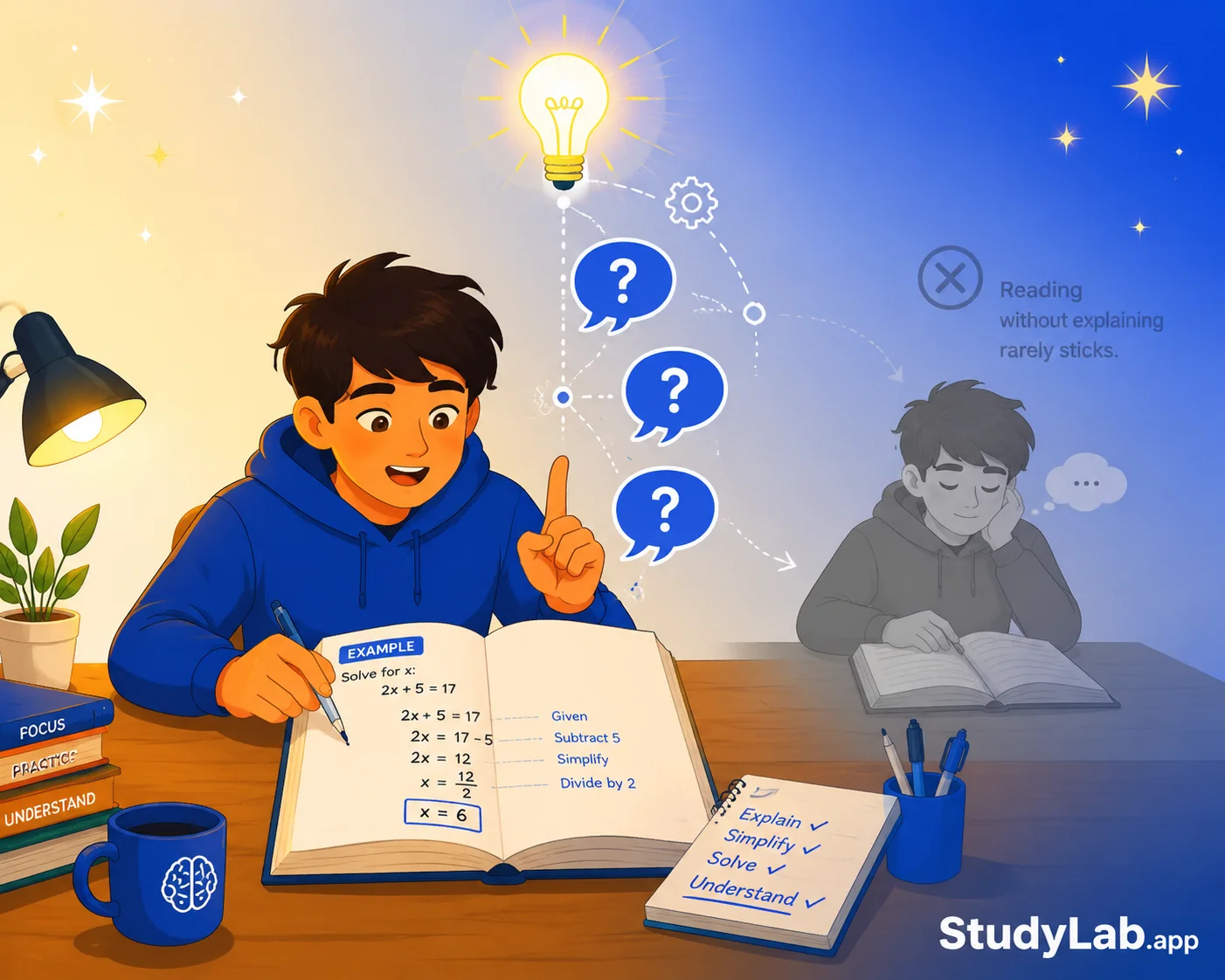 The Self-Explanation Effect: Why You Understand Worked Examples in Class but Bomb the Exam