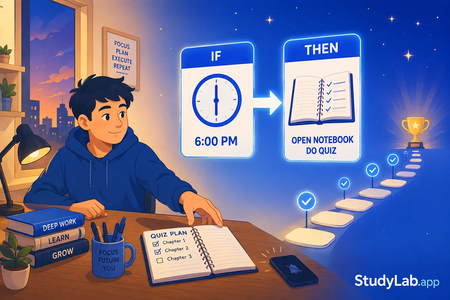 Implementation Intentions: The "If-Then" Trick That Makes You Actually Study