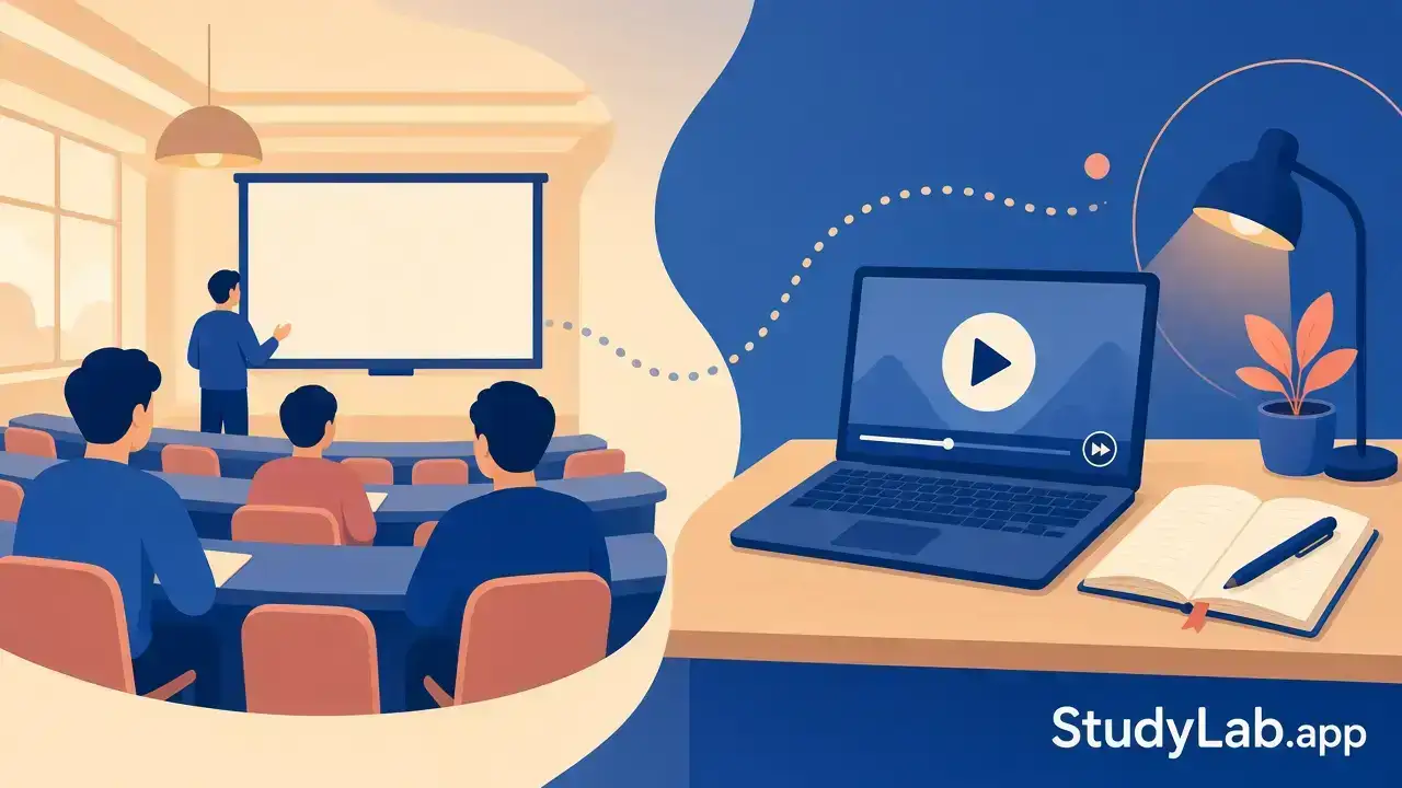 Should You Skip Lectures and Watch the Recording? (And Is 2x Speed OK?)