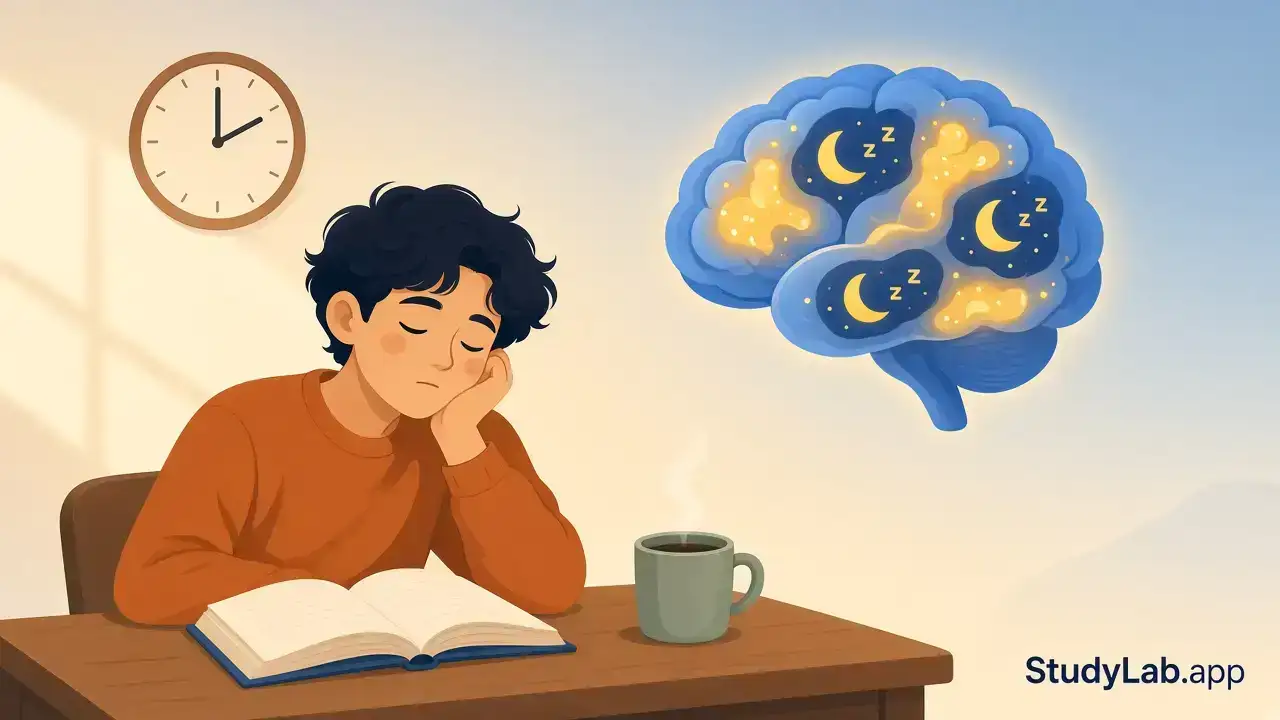 Why You Get Sleepy the Moment You Sit Down to Study (And What Actually Fixes It)